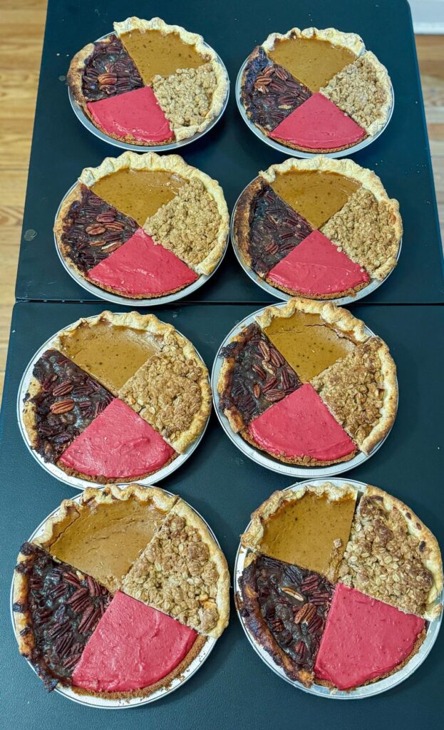 The best seller from my pie pop up: The Thanksgiving Sampler