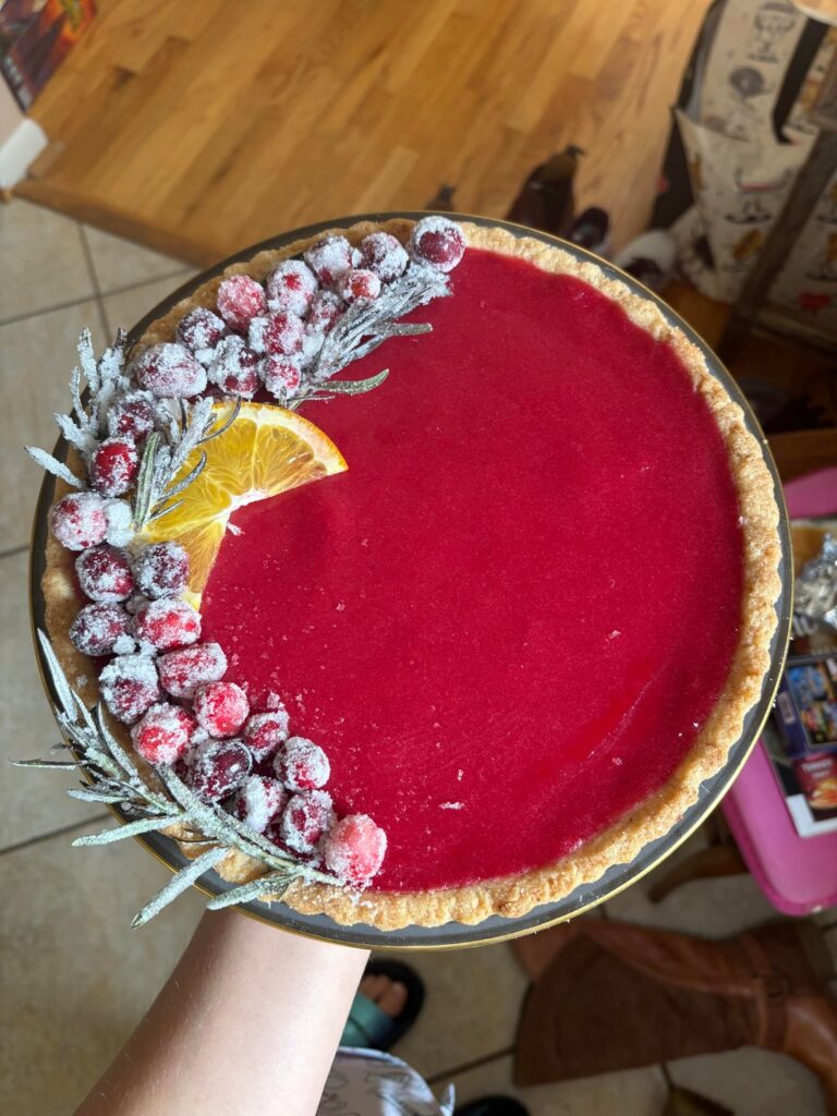 Cranberry tart 🦃