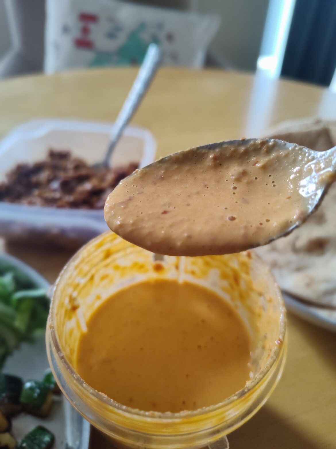 I made this extremely spicy 🔥 tahini