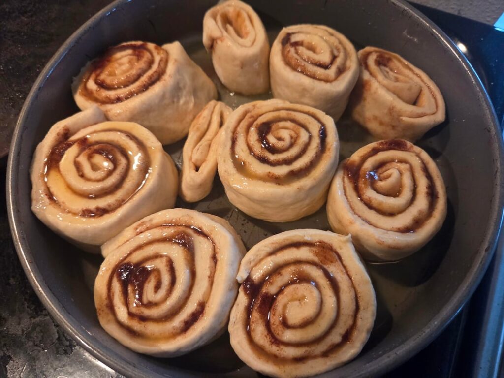 I woke up this morning craving cinnamon rolls