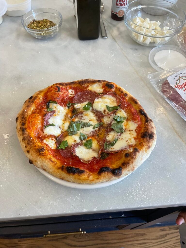 Made pizza a few times. But really nailed this last batch.