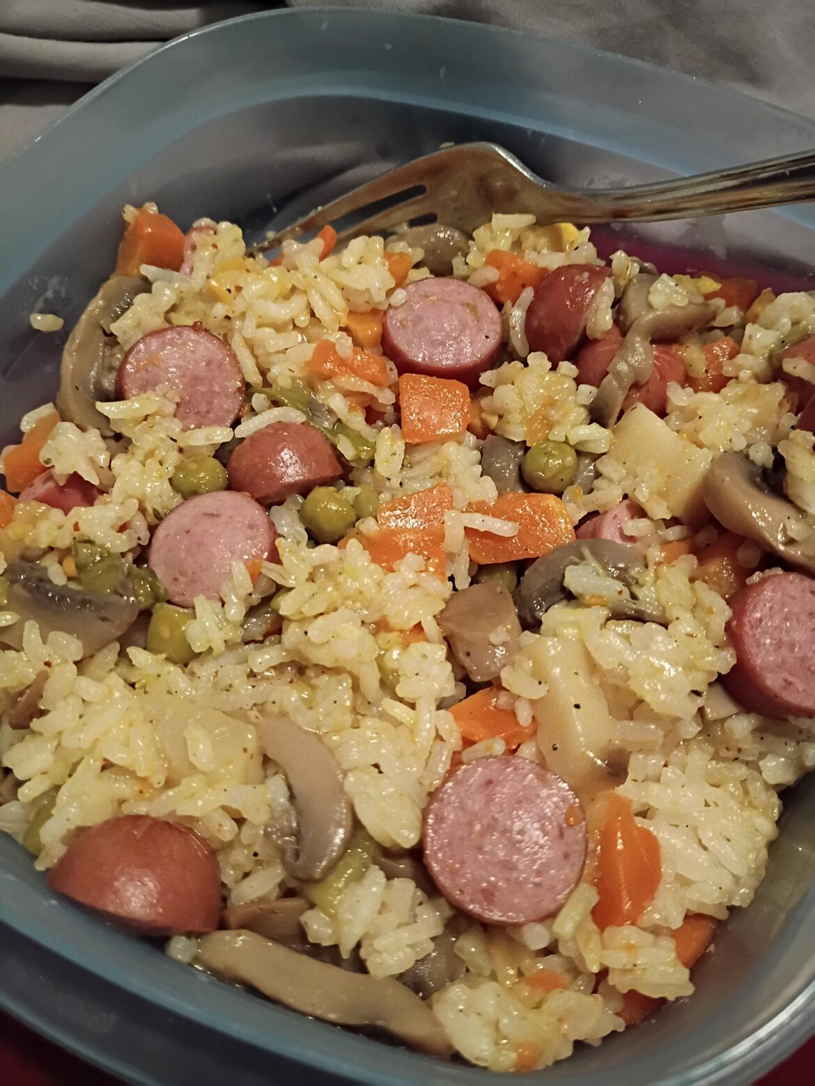 Threw some stuff in the rice cooker