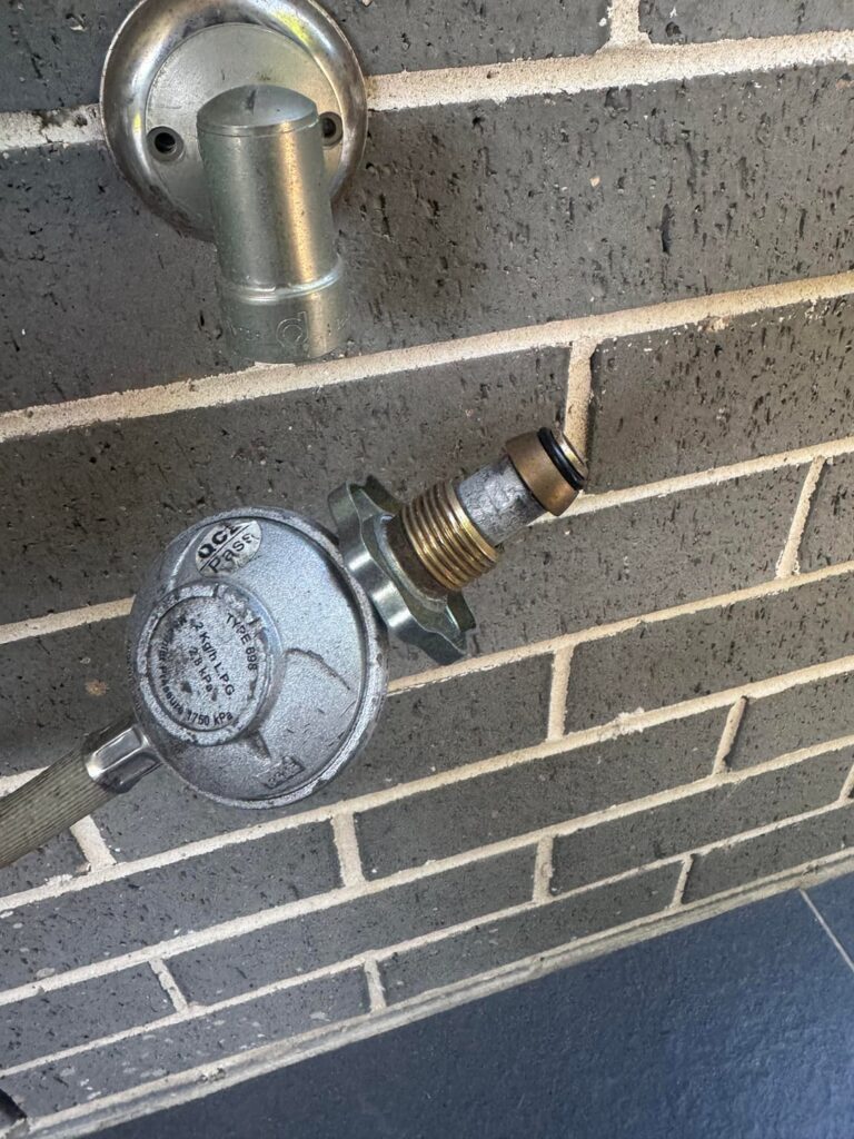 I need recommendation for gas hose for this setup