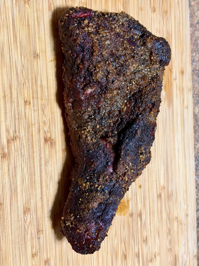 Tri Tip cooked like a brisket