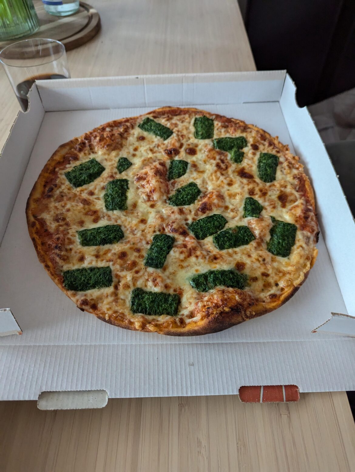 Ordered from the local pizza shop