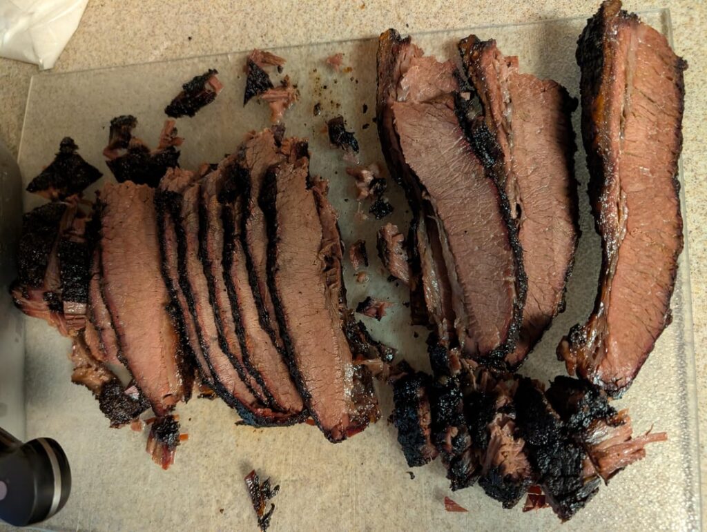 Made some brisket and cornbread