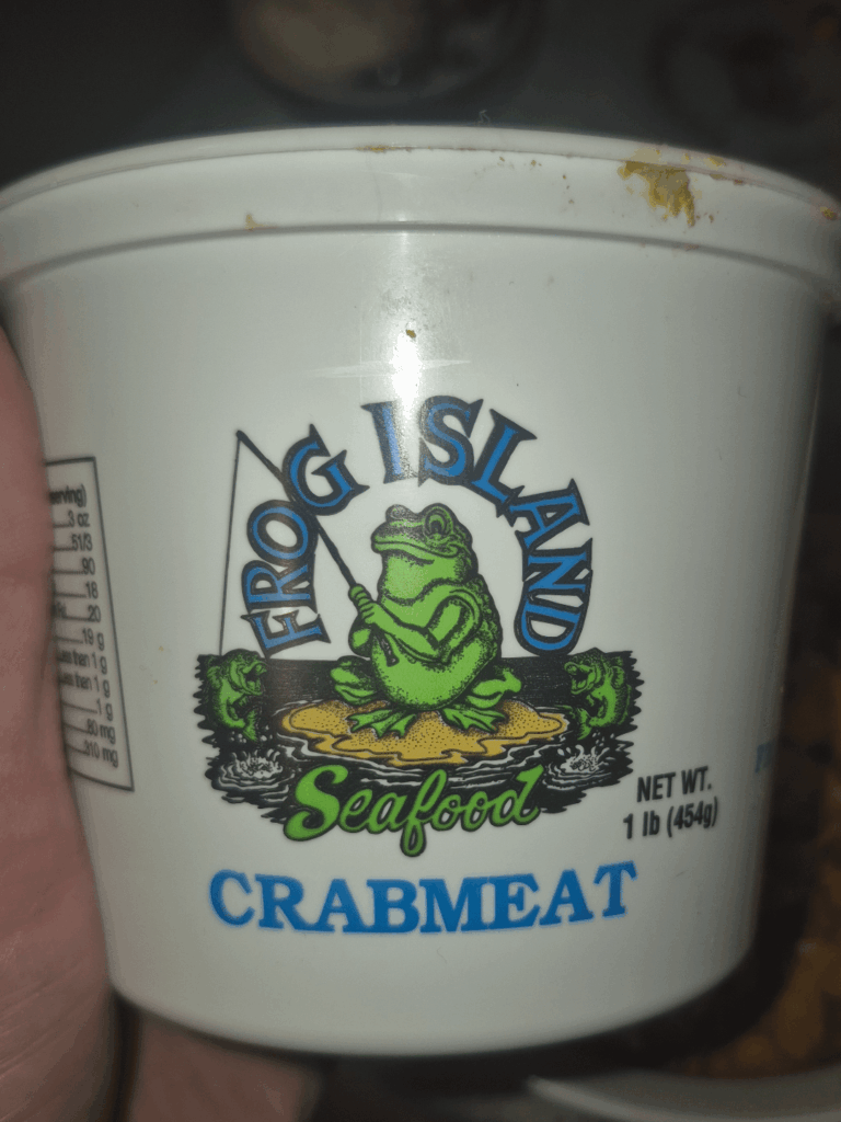 Weird "crabmeat" from Frog Island (NC)