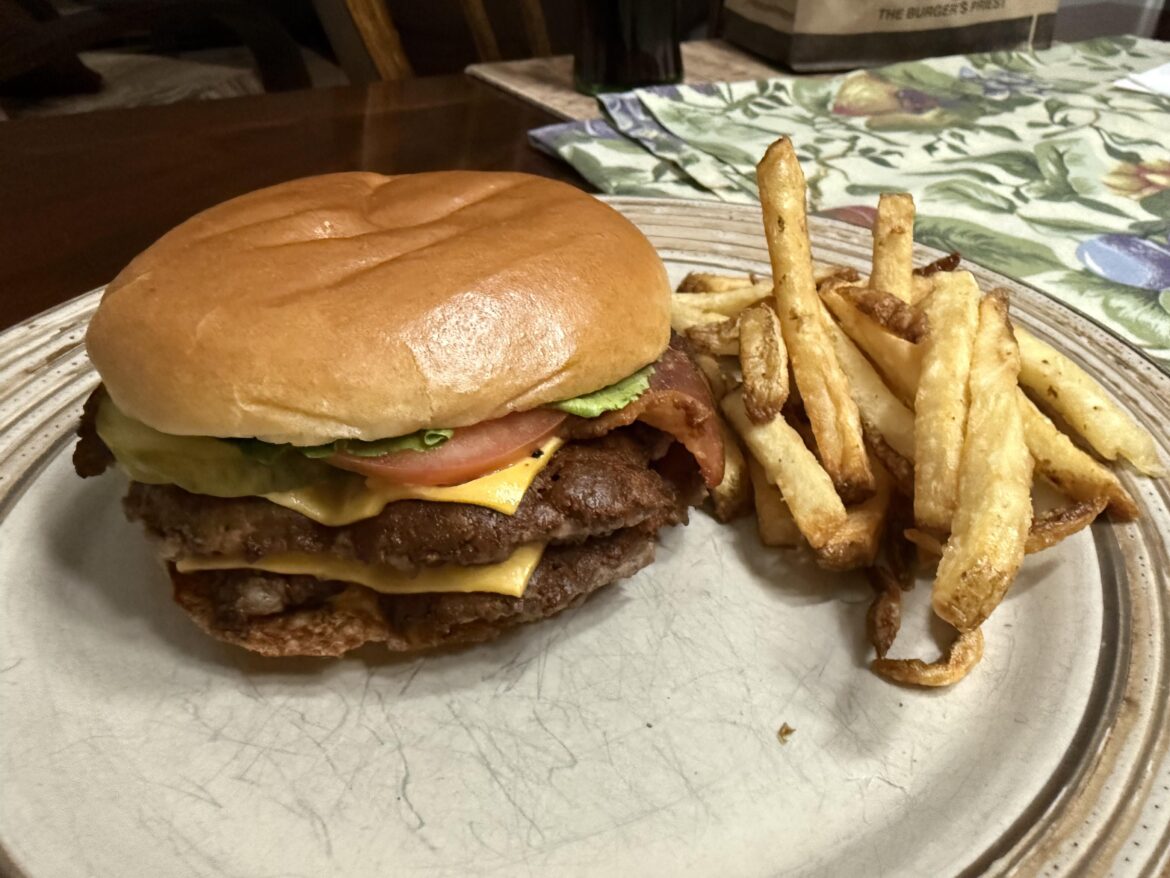Bacon Double Cheeseburger from The Burger’s Priest.