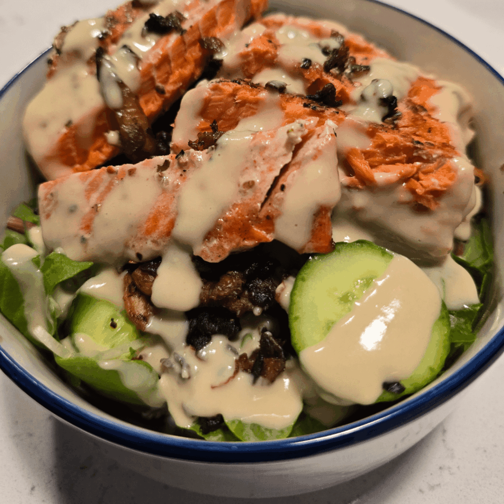 Salmon salad