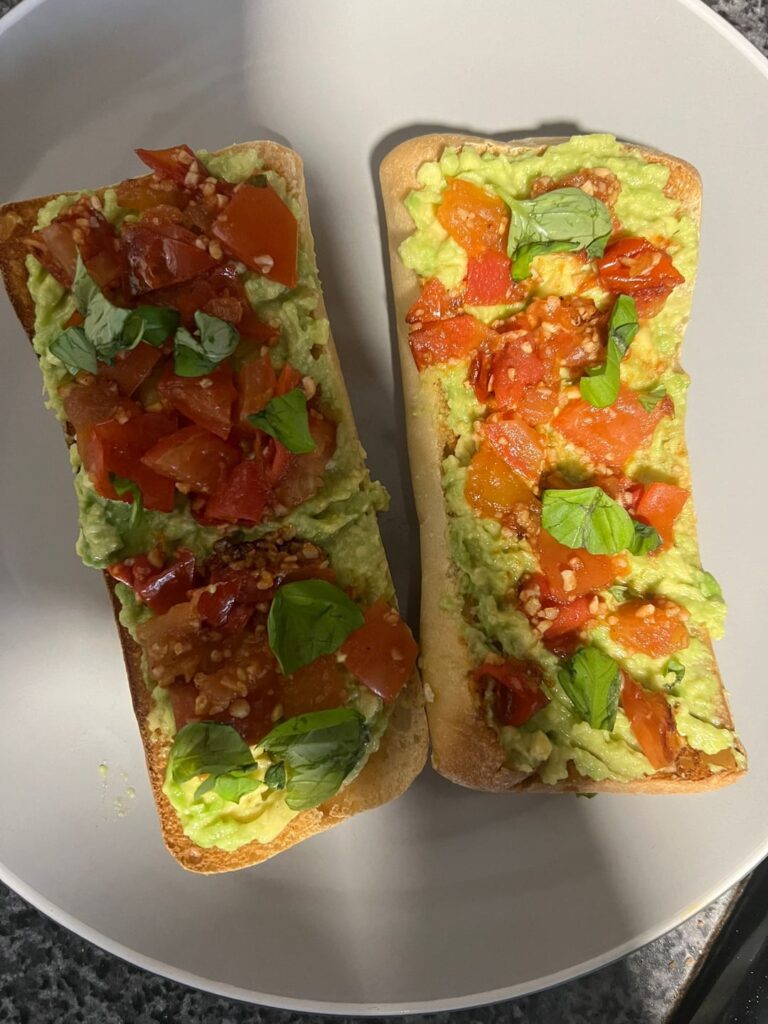 Update on my sad avocado and tomato on ciabatta- I took your advice and spruced it up a bit! Update on my sad avocado and tomato on ciabatta- I took your advice and spruced it up a bit!