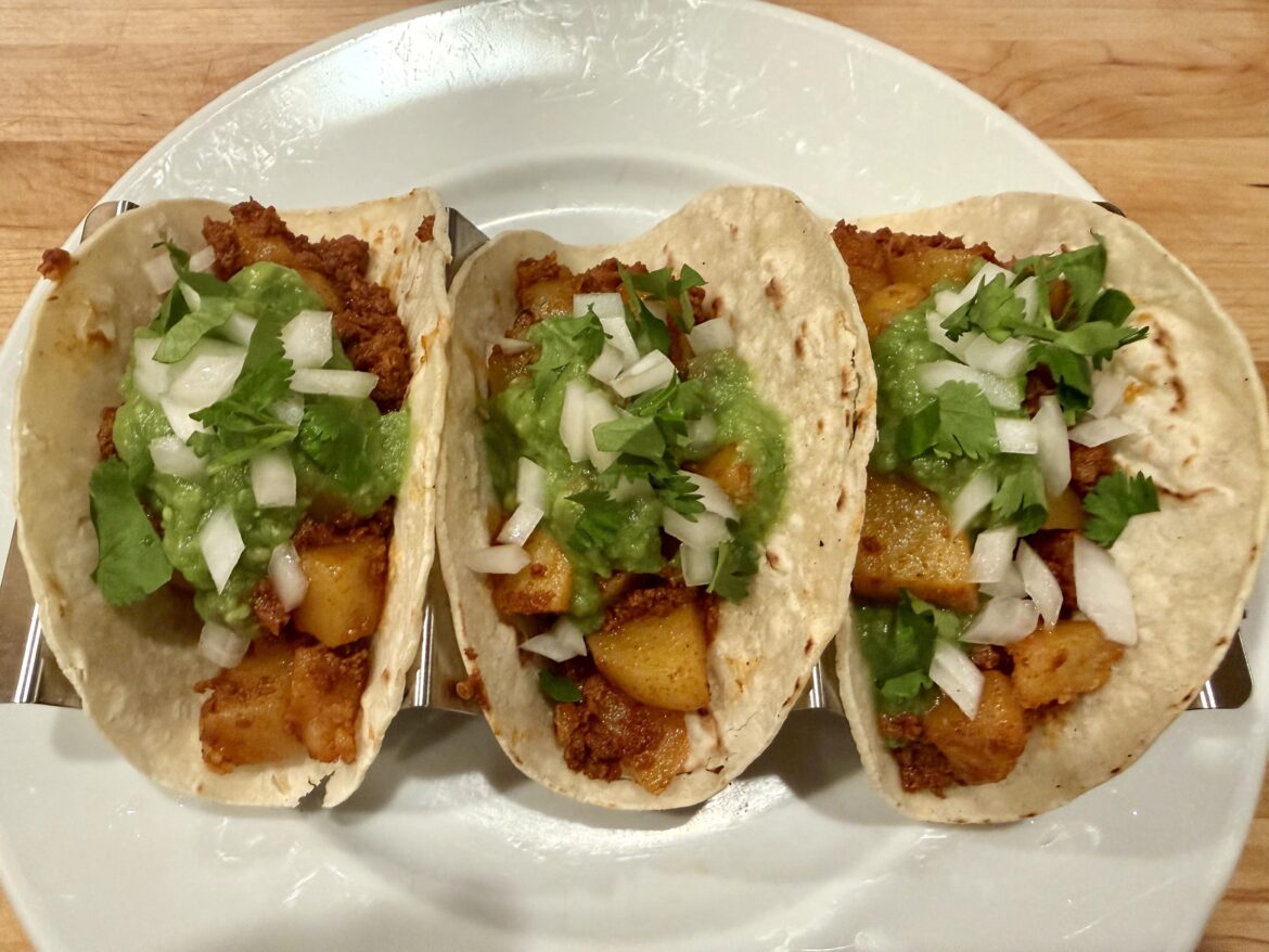 Chorizo & Potato Tacos