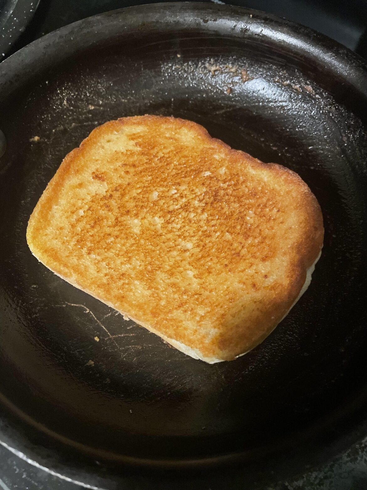 Do you butter the bread or melt the butter in the pan?