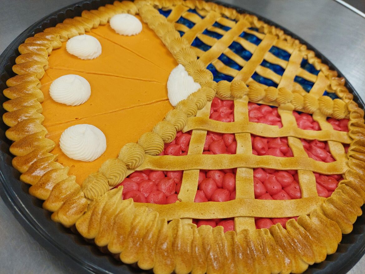 My Tri-pie cookie cake for tonight!