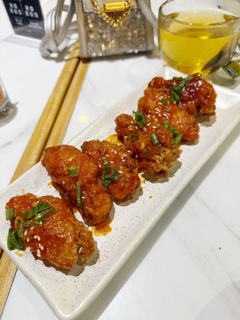 Tonight's dinner: chicken wings, ramen and chicken mentai rice