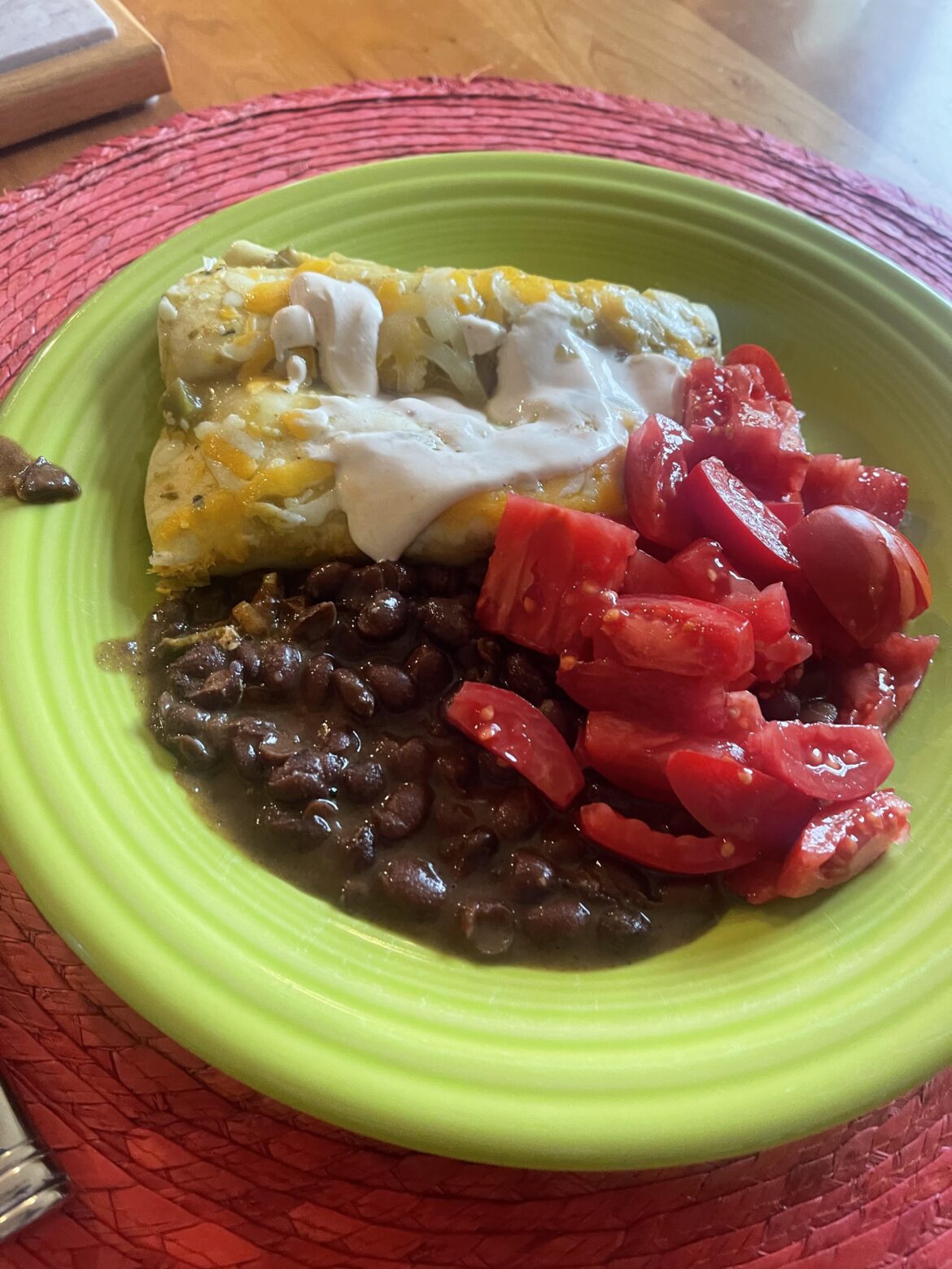 One-Pan Chicken Enchiladas Verdes