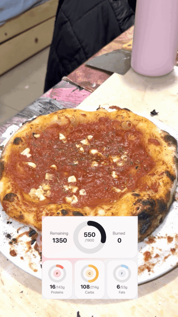 just made pizza under 550 calories possible