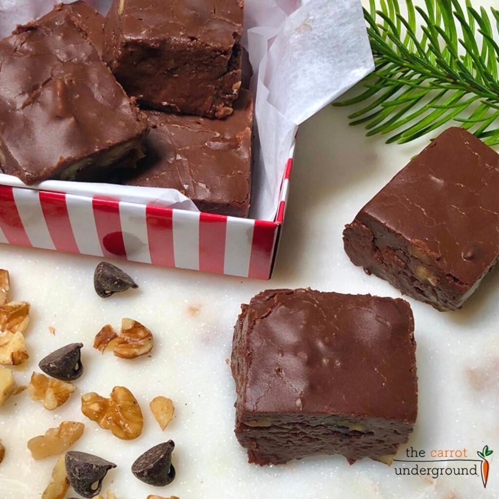 Old-fashioned Homemade Fudge ❤️ we veganized Grandma’s recipe