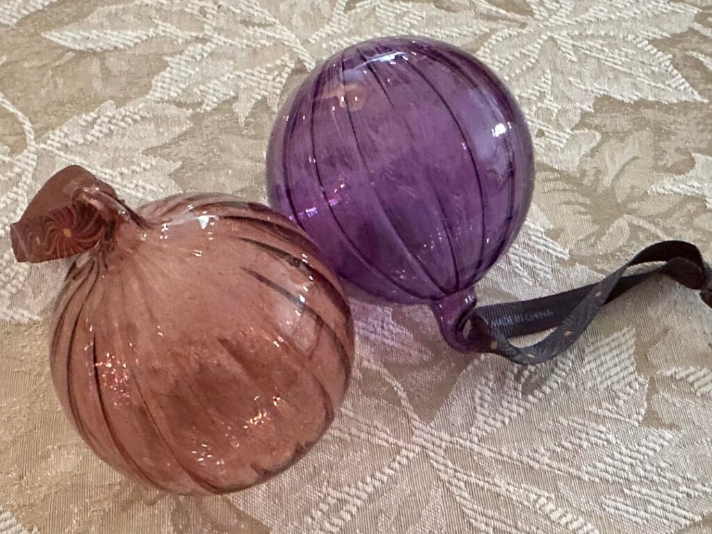 Baubles look fantastic