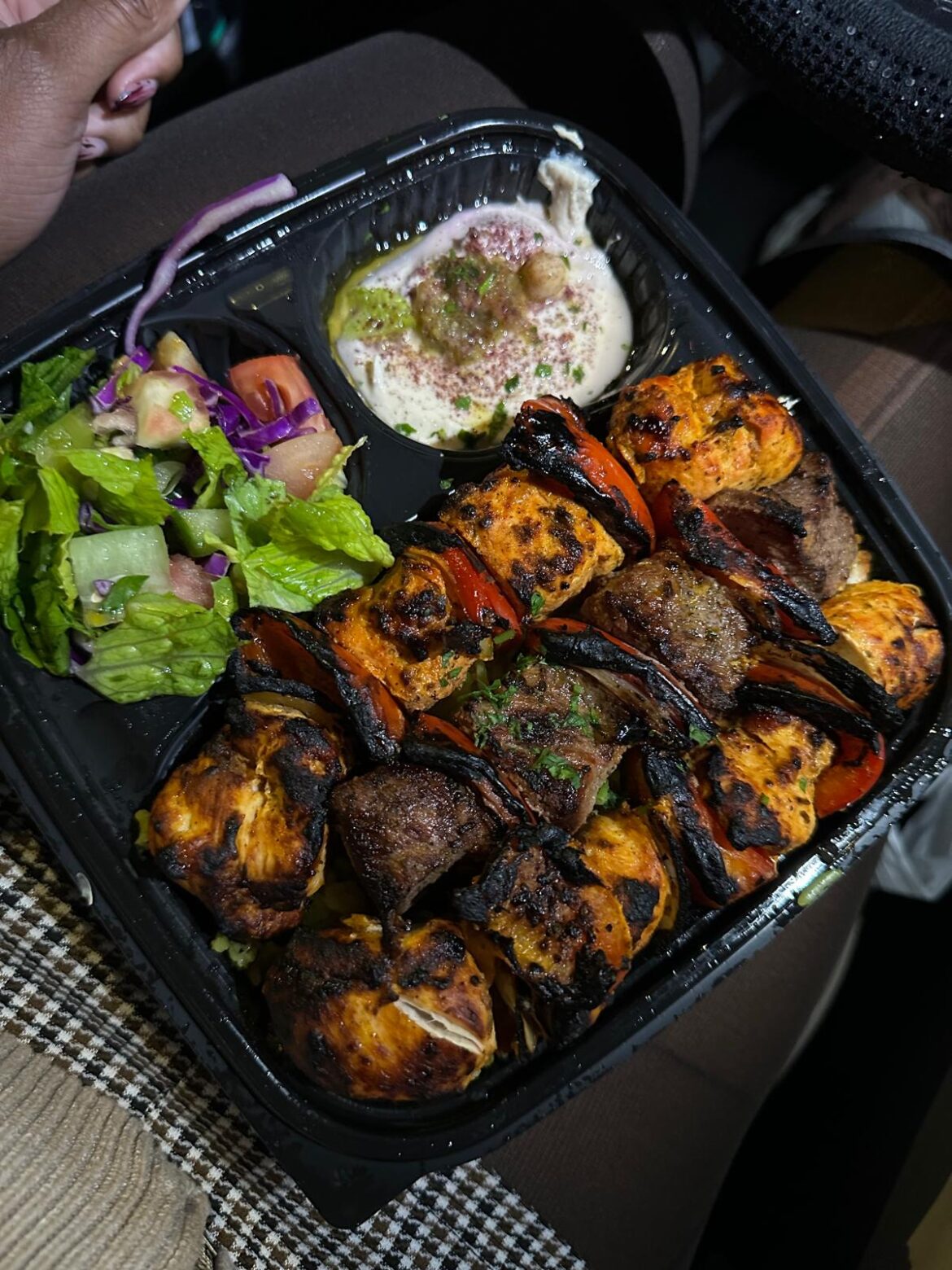 Sinya Mediterranean will mess up your order but the food will still be good