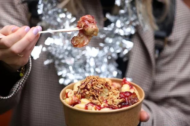 Festive mac 'n' cheese at Cheezy Bandits 