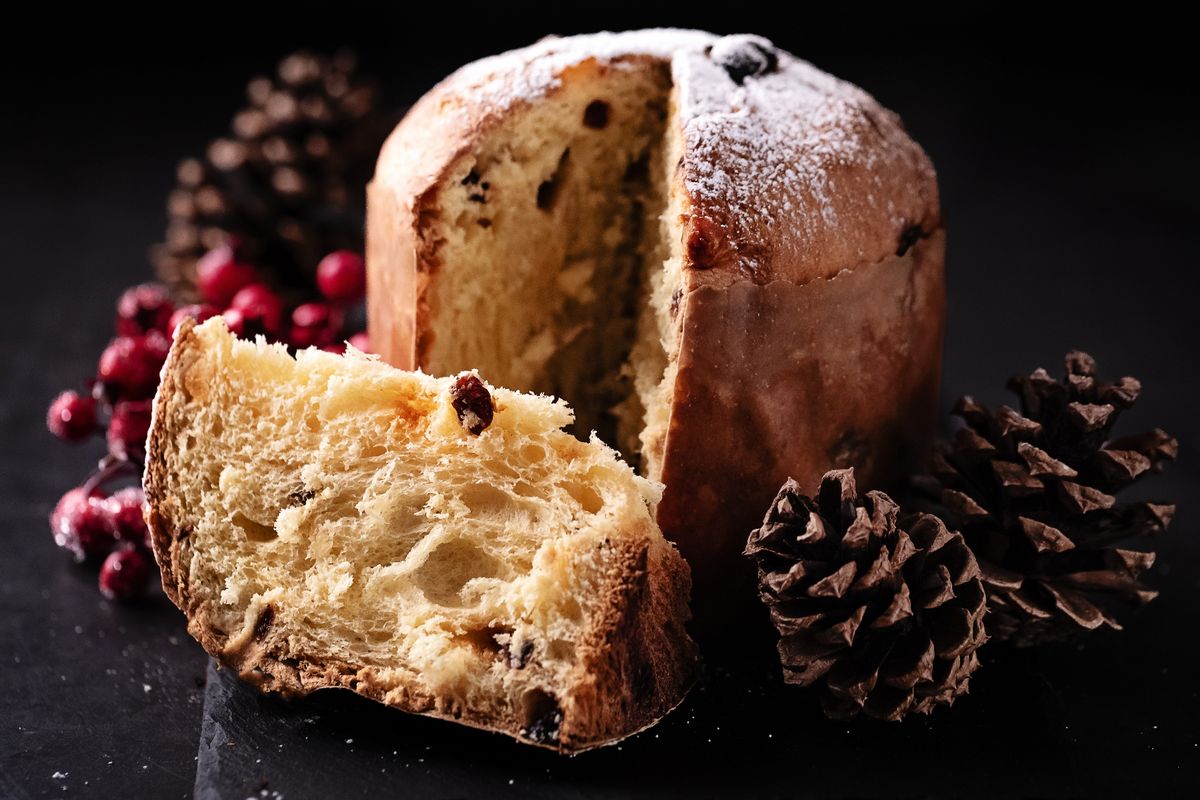 Stock image of an Italian panettone