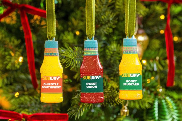 Subway is launching a range of limited-edition festive baubles inspired by its most popular sauces 