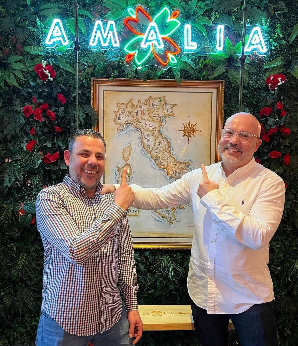 Amalia owners Miguel Queipo and Antonio Lixi