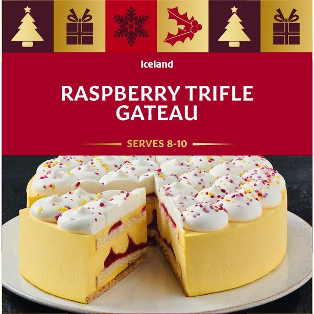 Iceland Raspberry Trifle Gateau 1000g