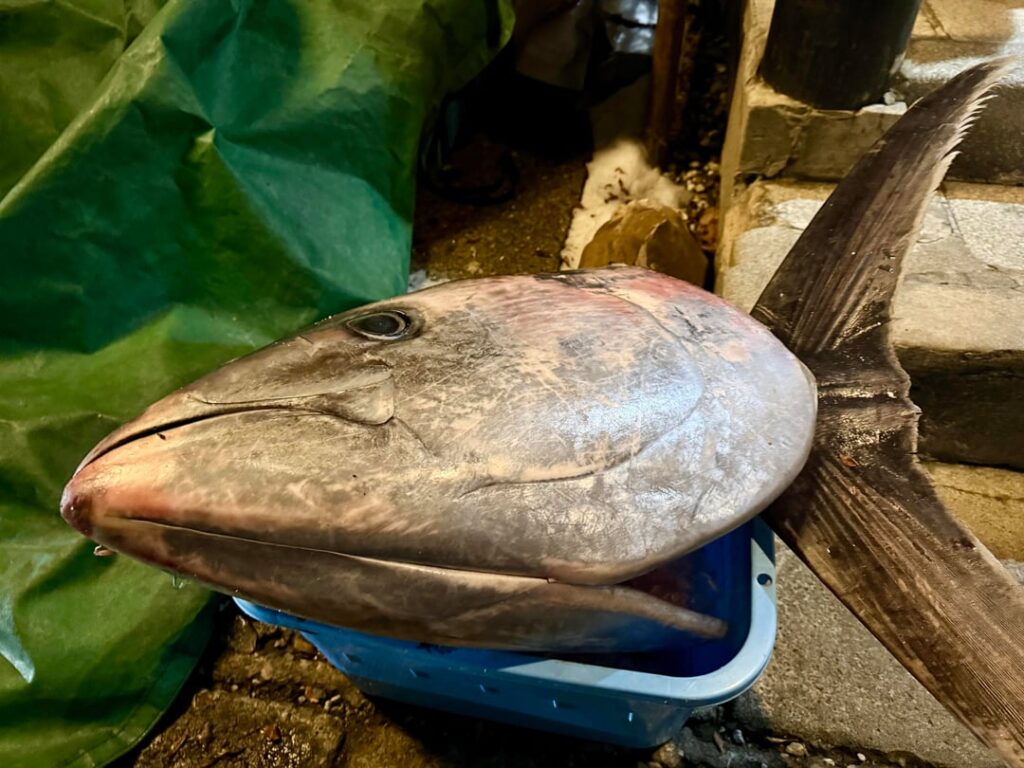 You know it’s going to be good when the restaurant is flexing their tuna like this.