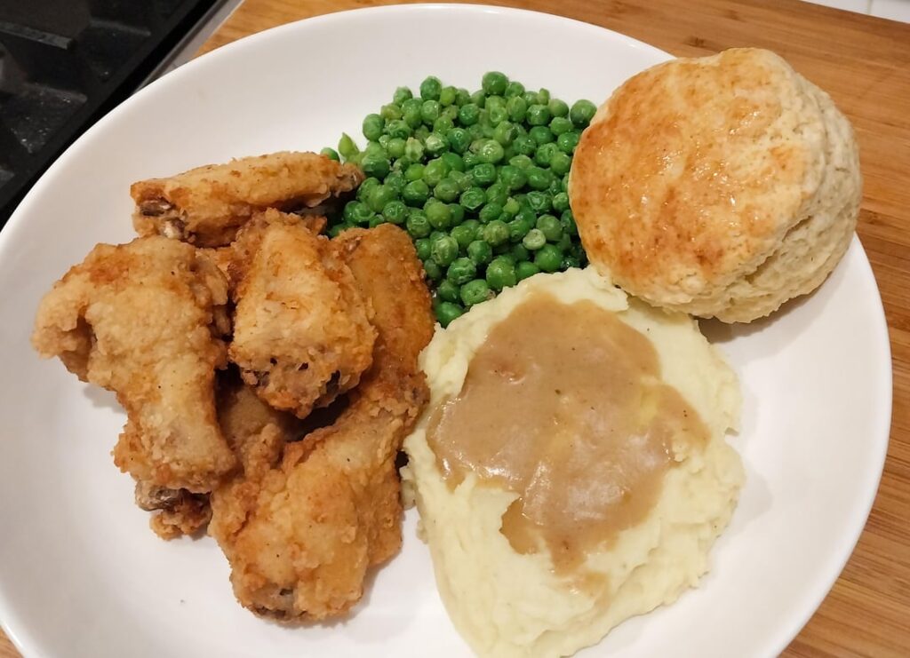 Old-School Fried Chicken Dinner