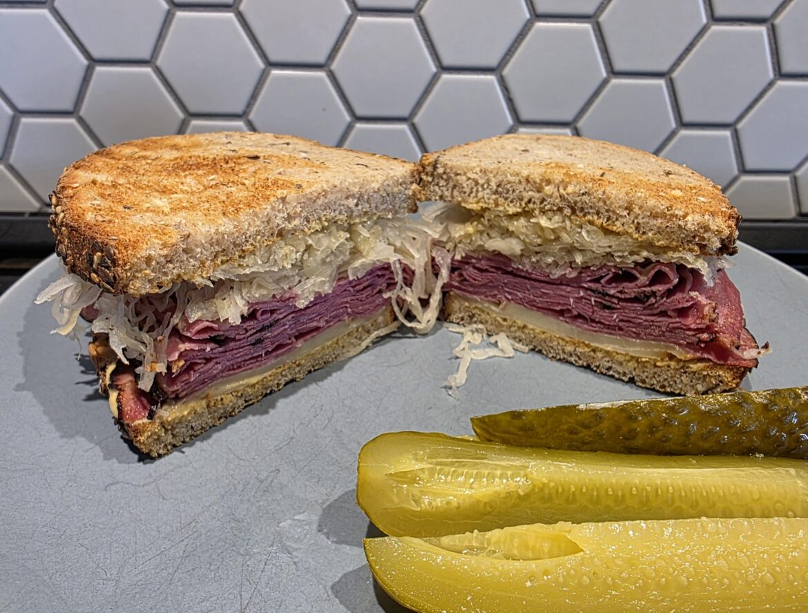 Reuben with Montreal Smoked Meat.
