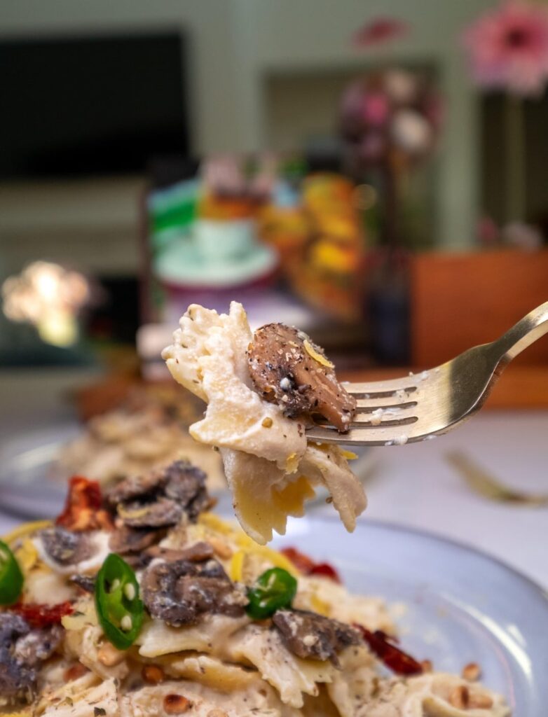 🌱🍋WFPB Lemon Ricotta Pasta ~ High Protein, Low Calorie, Healthy, Vegan, So Creamy😋