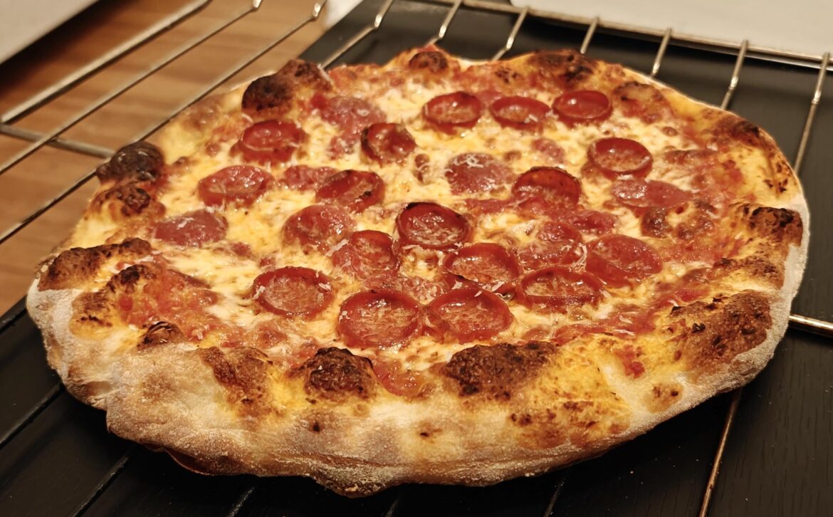 First time making pizza dough/sauce at home