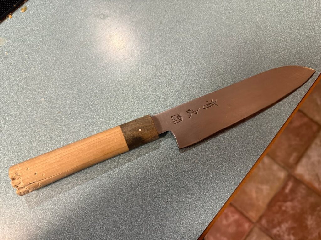 Y’all, I broke my husband’s Japanese chef’s knife. Help. Y’all, I broke my husband’s Japanese chef’s knife. Help.