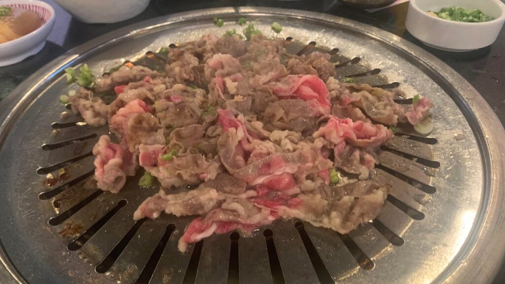 Korean BBQ at Aghassi Gopchang Town LA
