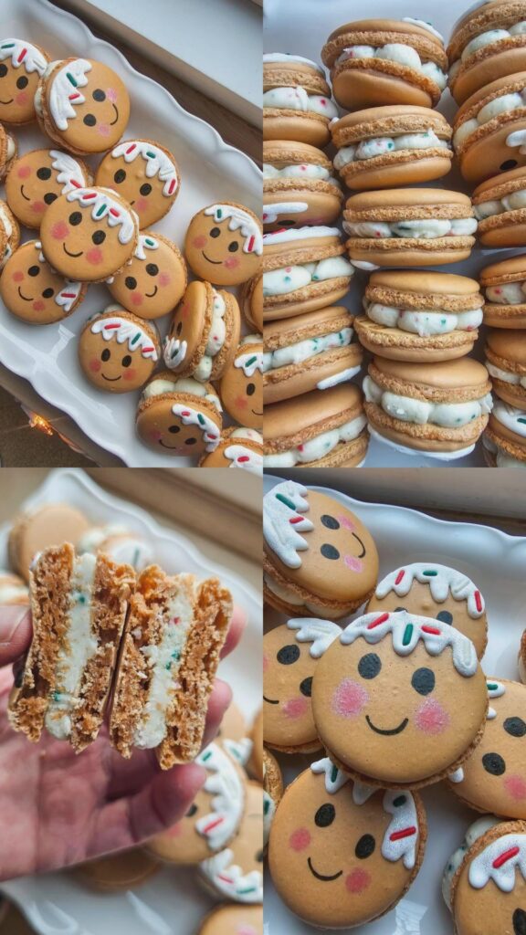 These gingerbread men macs have made my day 🤎