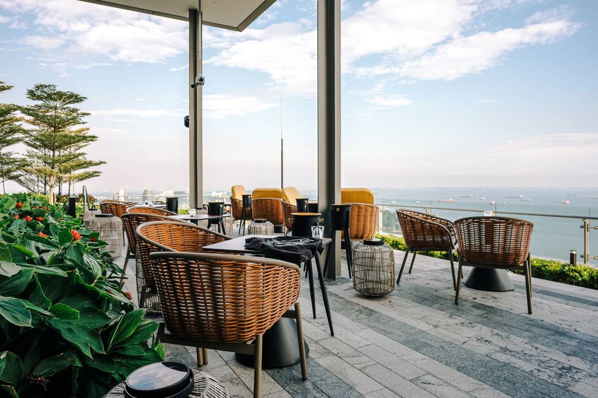 alfresco rooftop for Italian food at 1-Alfaro