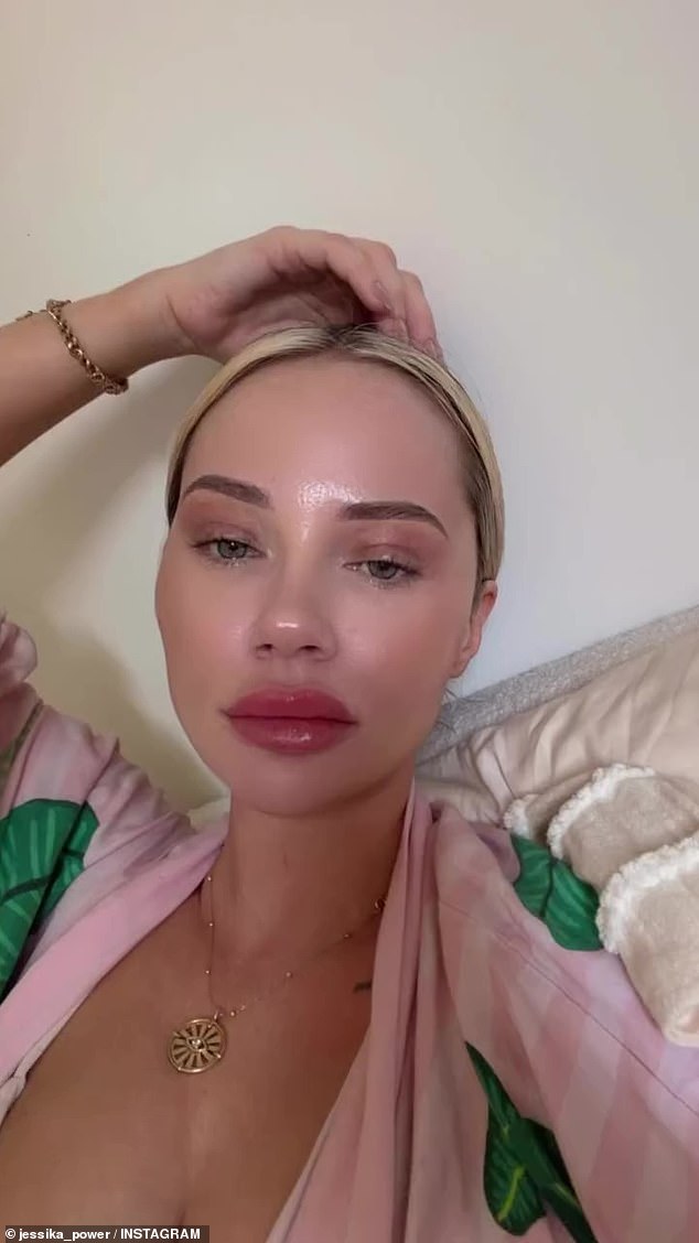 The former Married At First Sight star, 33, took to Instagram on Boxing Day to reveal that she was feeling a little under the weather