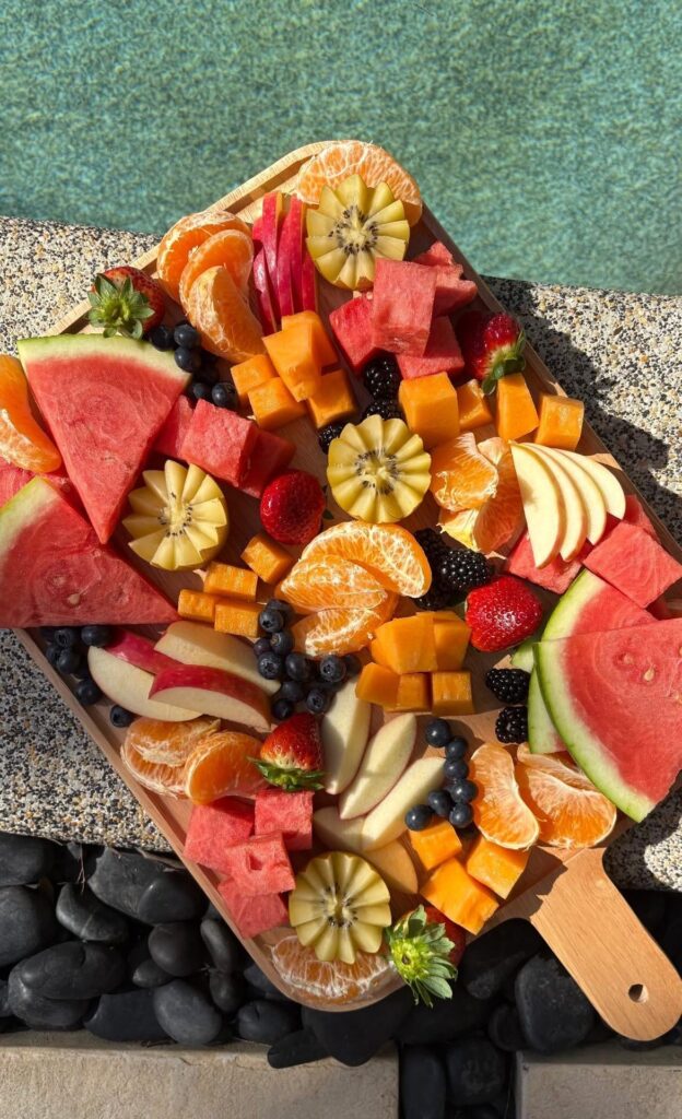 I had a Fruity Charcuterie Board this weekend!