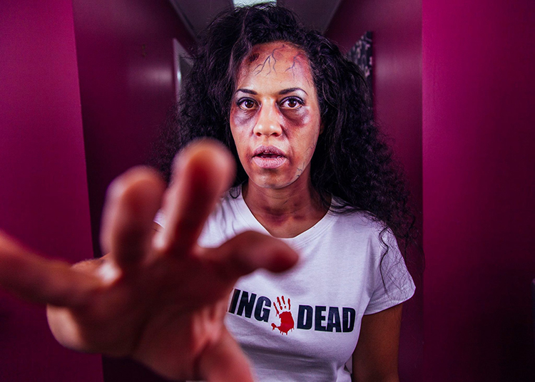 Deep Red Velvet Brain Cake