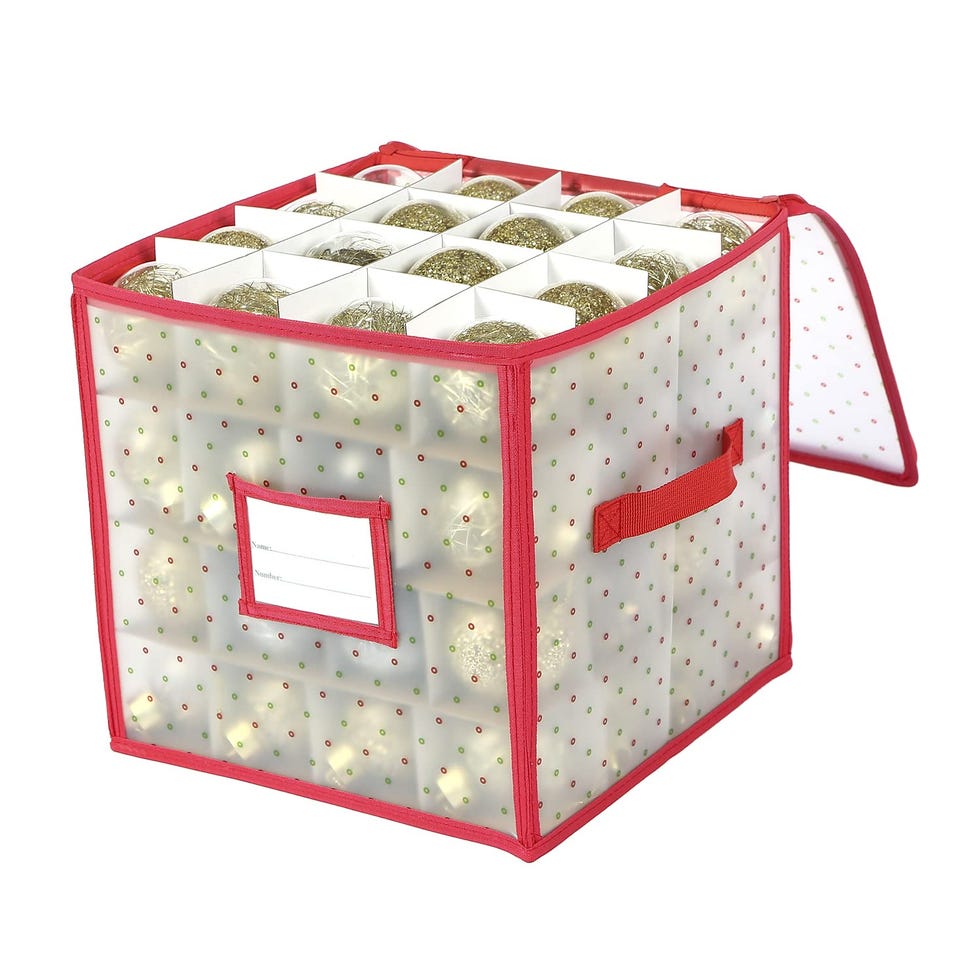 Plastic Christmas Ornament Storage Box 
