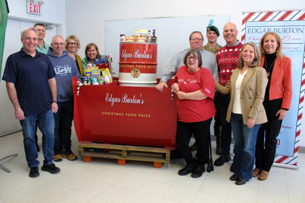 Sudbury delivers once again for Edgar Burton Christmas Food Drive