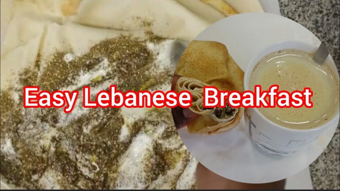 Easy Lebanese Kobos Breakfast with Labneh & Za’atar Recipe Tutorial Easy Lebanese Kobos Breakfast with Labneh & Za’atar Recipe Tutorial