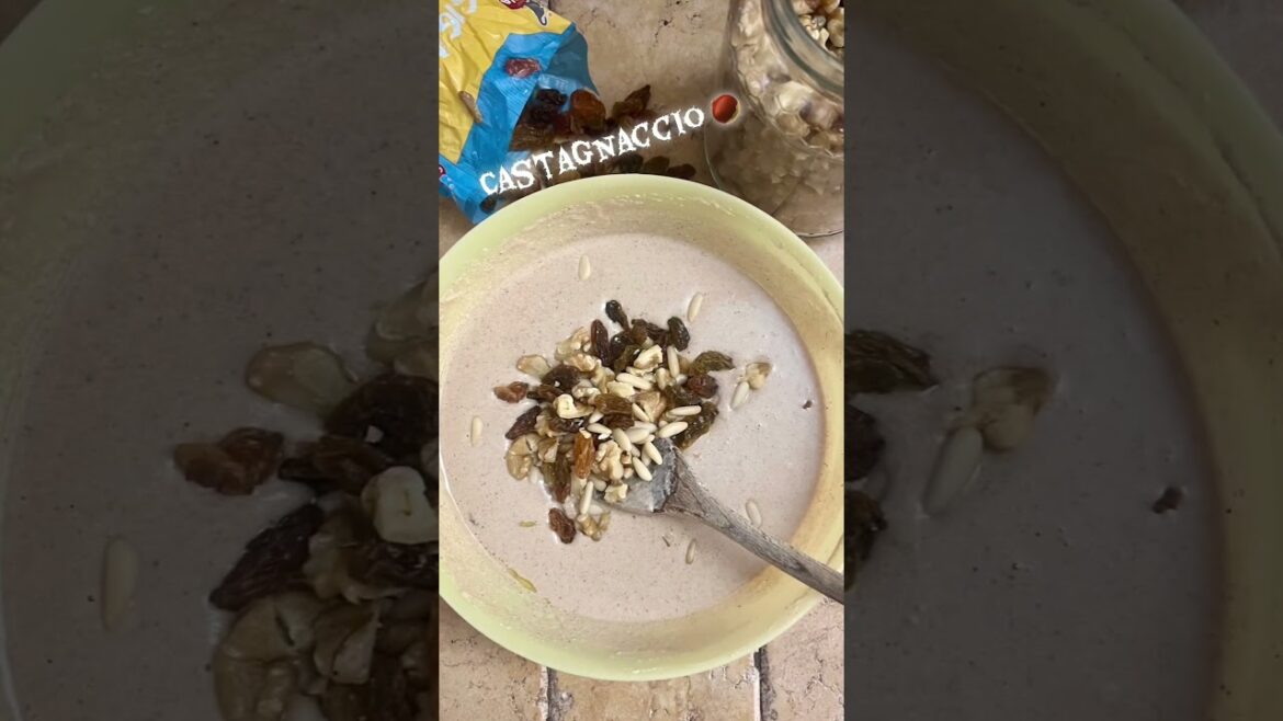 Castagnaccio ( ricetta in descrizione)