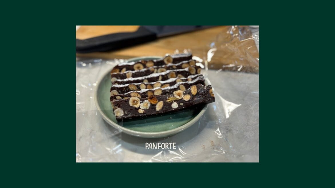 Authentic Italian Panforte Recipe | Chewy Christmas Fruit & Nut Cake (Step-by-Step)@Kingoftarts
