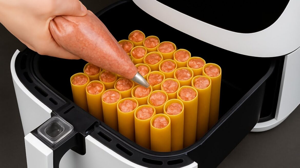 I Put Cannelloni in the Air Fryer - You NEED to Try This Incredible Recipe! Quick & Delicious Dinner