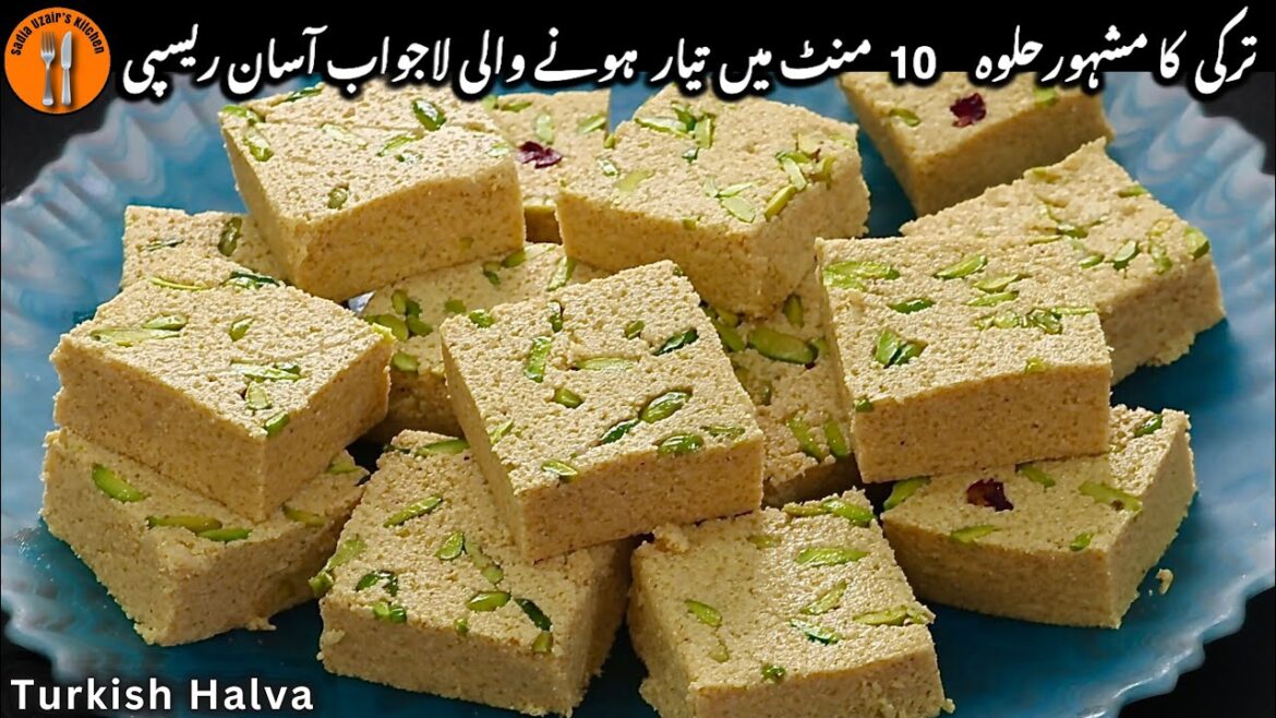 Instant Turkish Halwa Recipe | Tahini Halwa | Winter Special | Halwa Recipe By Sadia Uzair's Kitchen