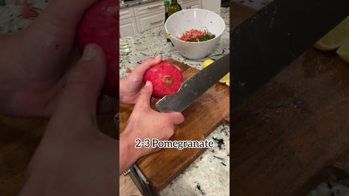 Kale and pomegranate tabbouleh salad #Salad #Cooking #Love #Food #tabouleh