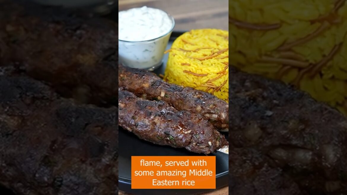 Lebanese kafta, venison-style Lebanese kafta, venison-style