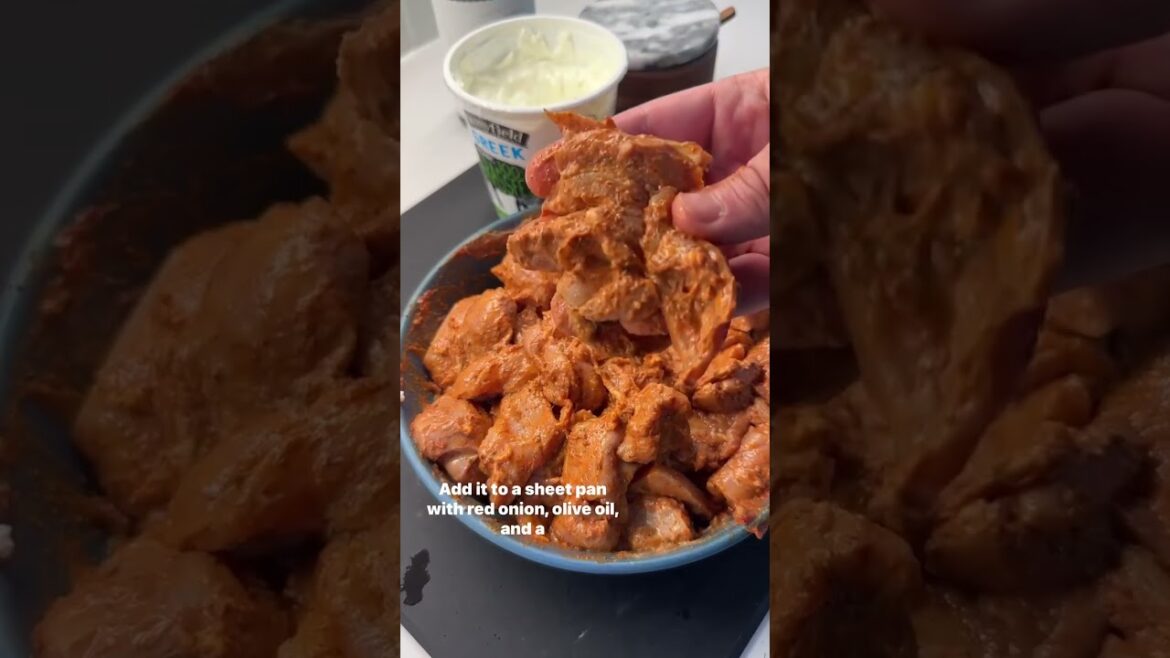 CHICKEN SHAWARMA SHEET PAN DINNER CHICKEN SHAWARMA SHEET PAN DINNER